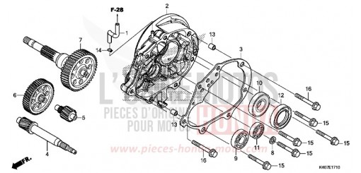BOITE DE VITESSES NSS125ADH de 2017